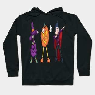 Dabbing Halloween Pumpkin Vampire Witch Hoodie